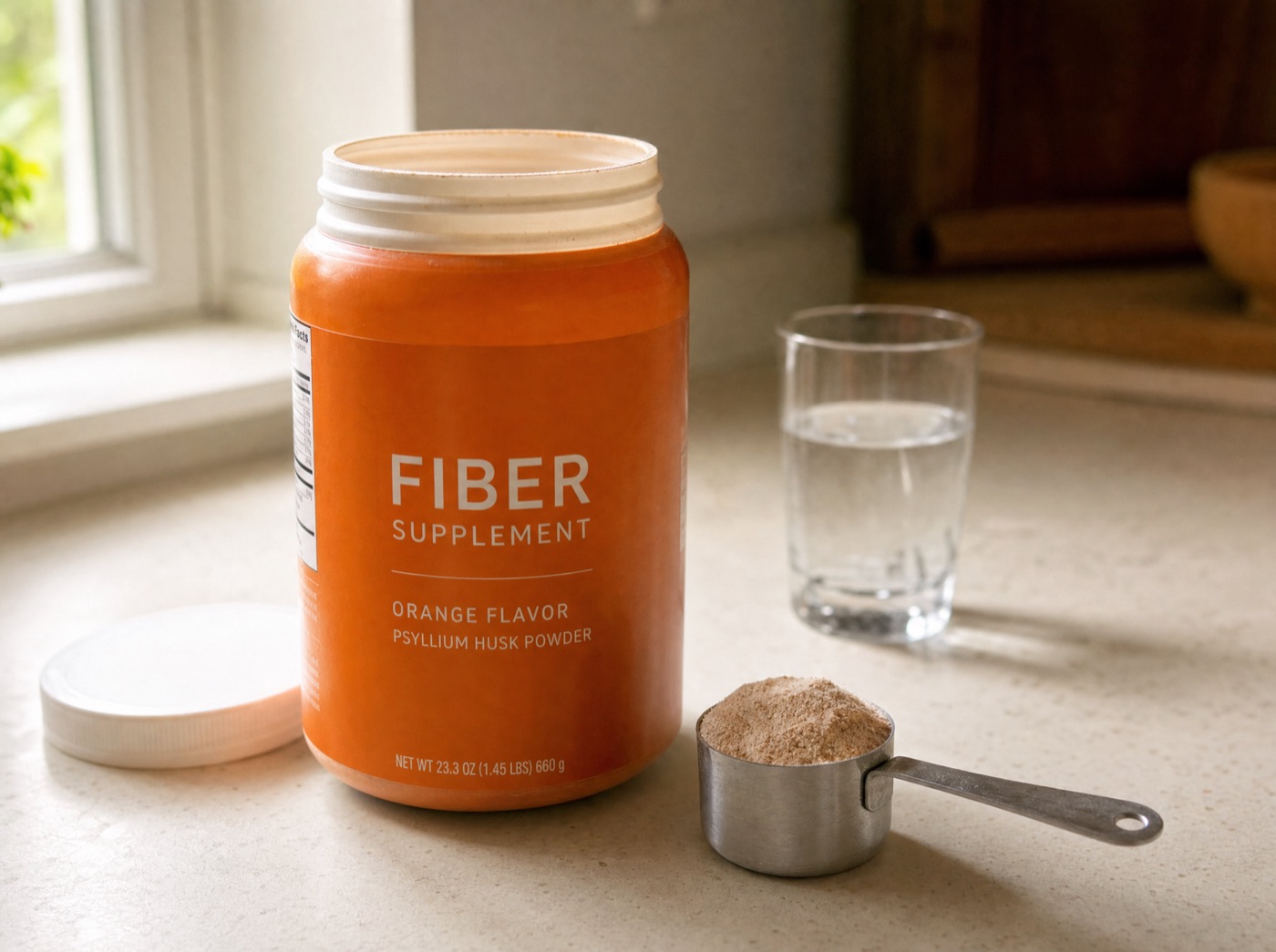 Before and after: choking down fiber powder vs. three Motilli gummies before bed